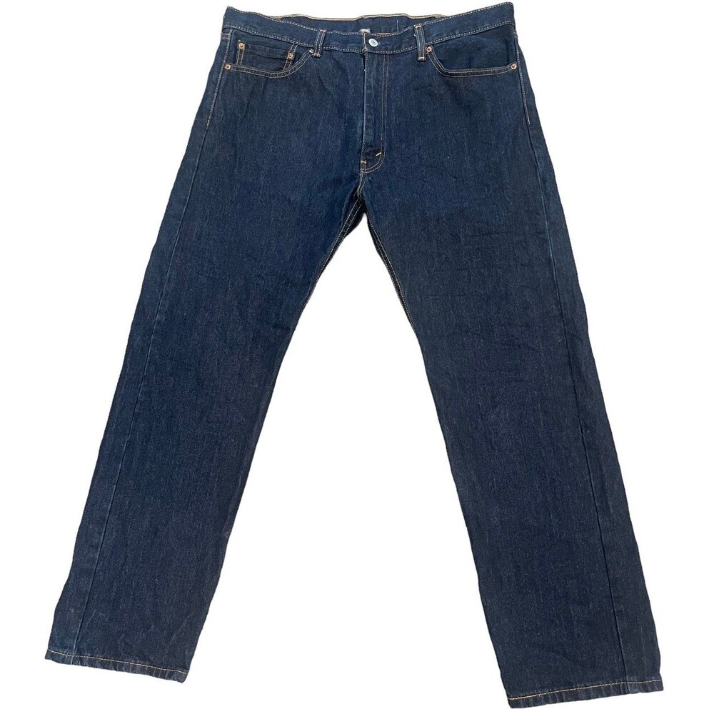Levi 505 mens dark wash jeans  40x32 straight fit